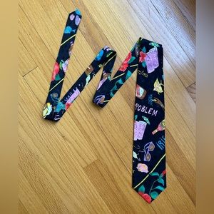 Nicole Miller vintage 1990s silk tie